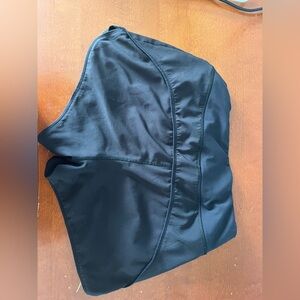 Black High-Waisted Swim Bottoms